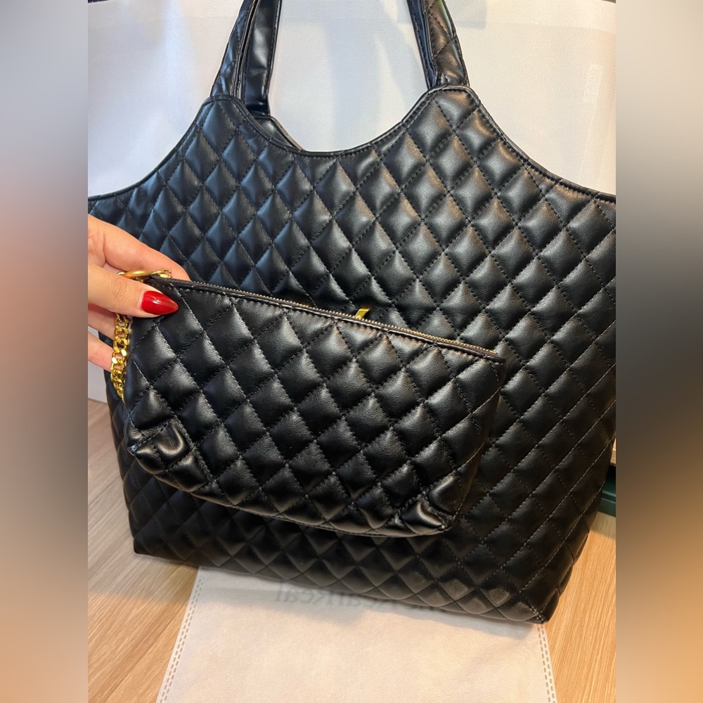 Quilted Tote Bag- Medium
